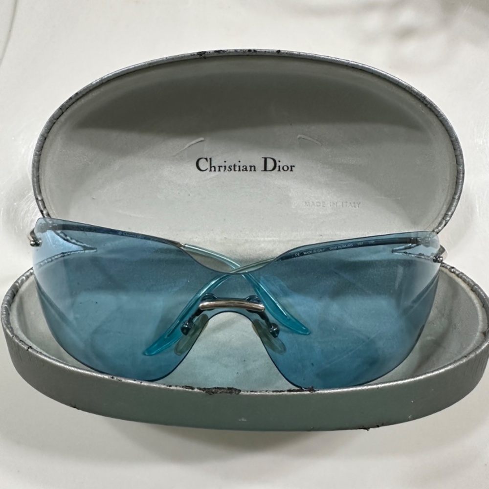 Vintage Blue 1990 Dior shades - Picture 3 of 9